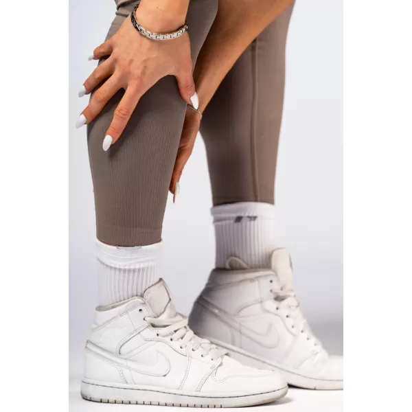  Jambiere push-up cu talie înaltă POWER 888 LIGHT BROWN ASH Nebbia 