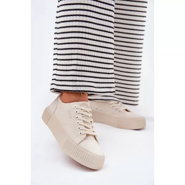  Adidasi de dama BIG STAR RR274407 BEJ Pantofi Big Star 