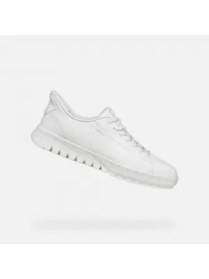 Adidași pentru bărbați GEOX FLEXTRIDE PLUS FAST IN G014650 ALB