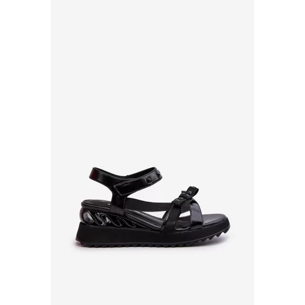  Sandale de dama D&A CR956 NEGRU 