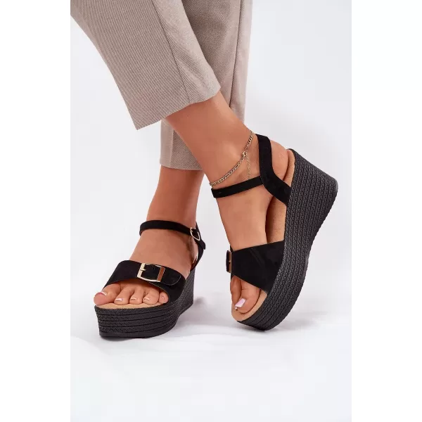  Sandale de dama BOTO LINIELLA 37365 NEGRU 