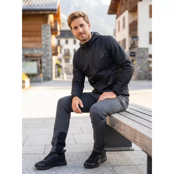  Jachetă softshell premium pentru bărbați ALTISPORT VOJ/ALM129JACK01 GRI NEGRU 