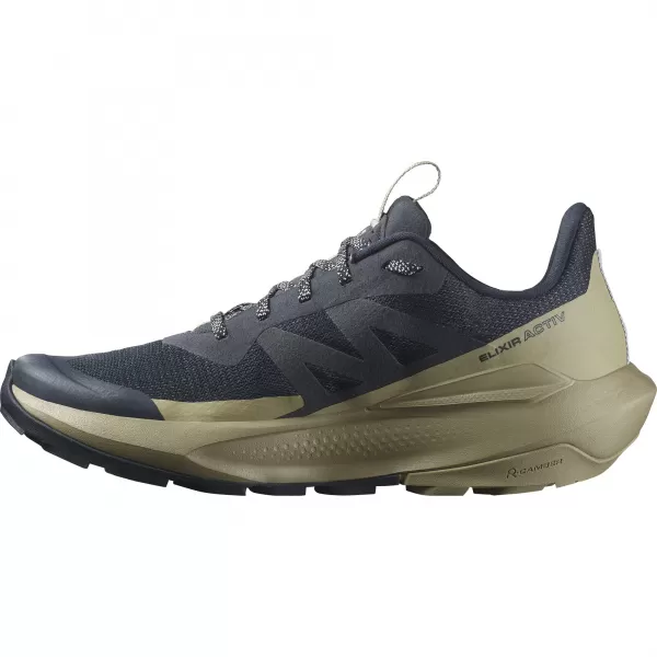  Pantofi pentru bărbați SALOMON ELIXIR ACTIV L47455300 CARBON/VERDE ARDEZIE/GRI GLACIAR 