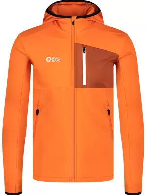Hanorac powerfleece pentru bărbați NORDBLANC BRACKEN NBWFM8286 PORTOCALE