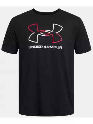Tricou pentru bărbați UNDER ARMOUR GL FOUNDATION UPDATE SS 1382915-001 NEGRU