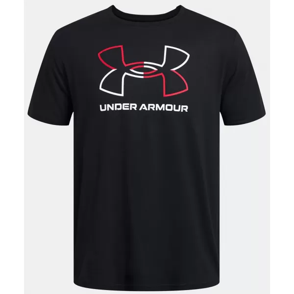  Tricou pentru bărbați UNDER ARMOUR GL FOUNDATION UPDATE SS 1382915-001 NEGRU 
