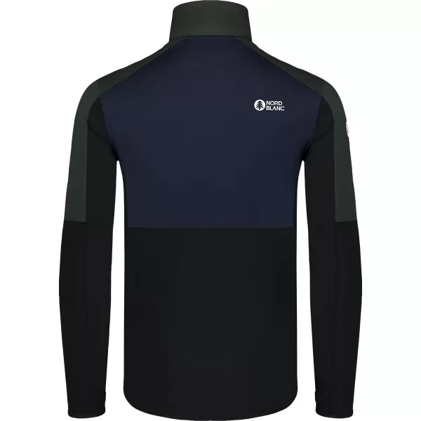  Hanorac powerfleece pentru bărbați NORDBLANC GROAN NBWFM8282 NEGRU 