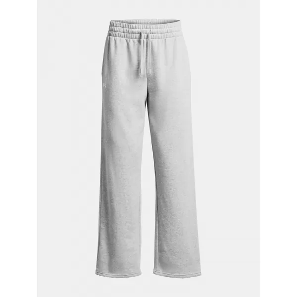  Pantaloni sport de damă UNDER ARMOUR UA RIVAL FLC STRAIGHT PANT 1381847-011 GRI 