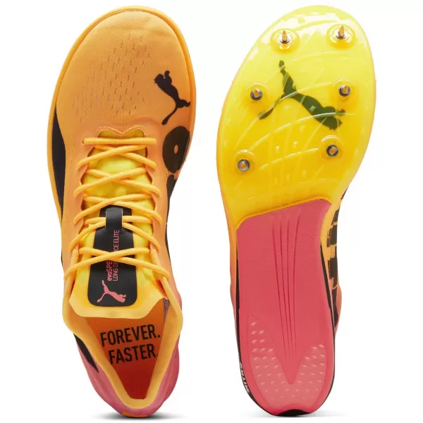  Cizme PUMA EVOSPEED LD NITRO ELITE 2 379557-01 CURENT DE SOARE/STRĂLUCIRE APUS DE SOARE/NEGRU 
