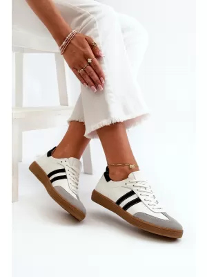 Adidași de damă ZAZOO N1068 ALB