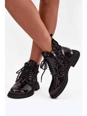 Pantofi de dama D&A CR52-613 NEGRU