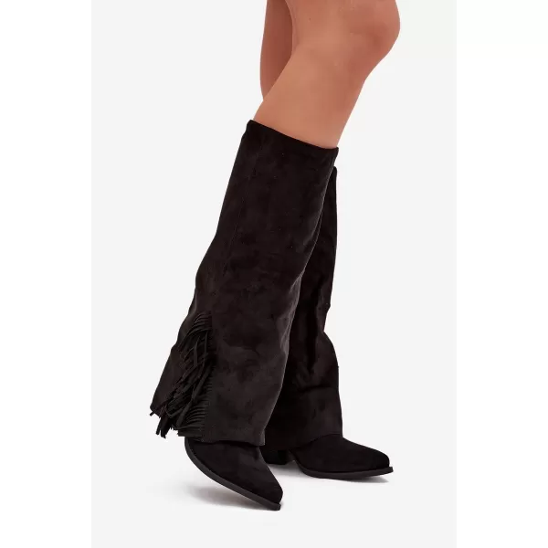  Cizme de dama BOTO ZALIA 38588 NEGRU 