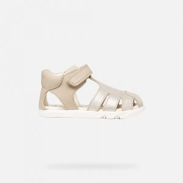  Sandale pentru fete GEOX SANDAL STEPPIEUP B656QA0CR85C5000 BEJ 