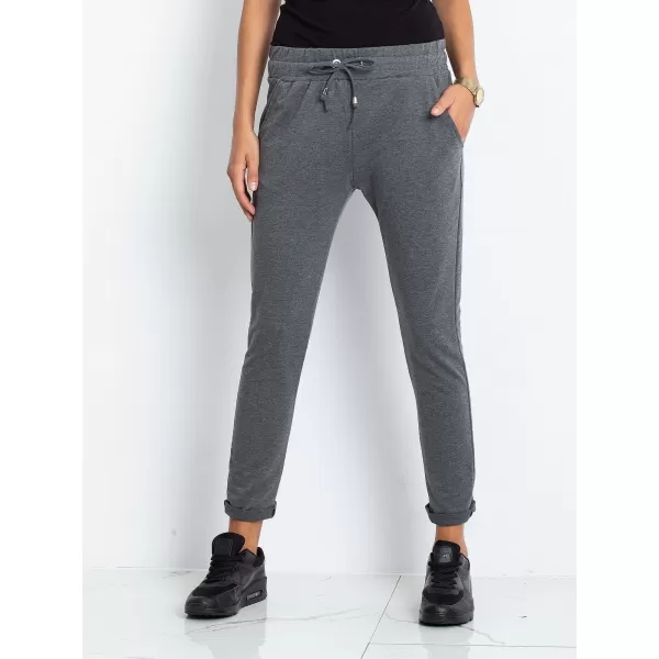  Pantaloni de trening pentru femei BASIC FEEL GOOD RV-DR-3698.09X GRI ÎNCHIS 