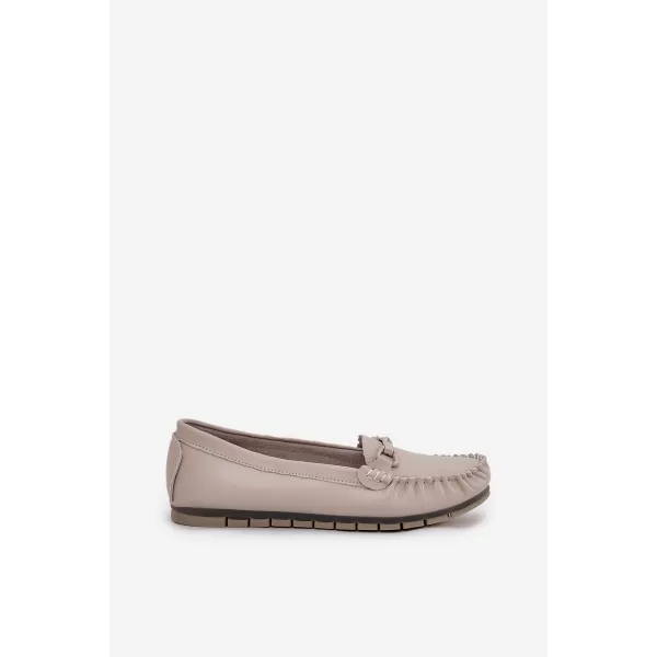  Mocasini de dama S.BARSKI LR51-547 BEJ 