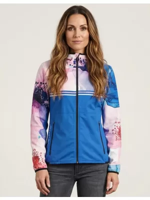 Jachetă softshell premium pentru femei ALTISPORT VOJ/ALW117JACK01 ALBASTRU/ROZ