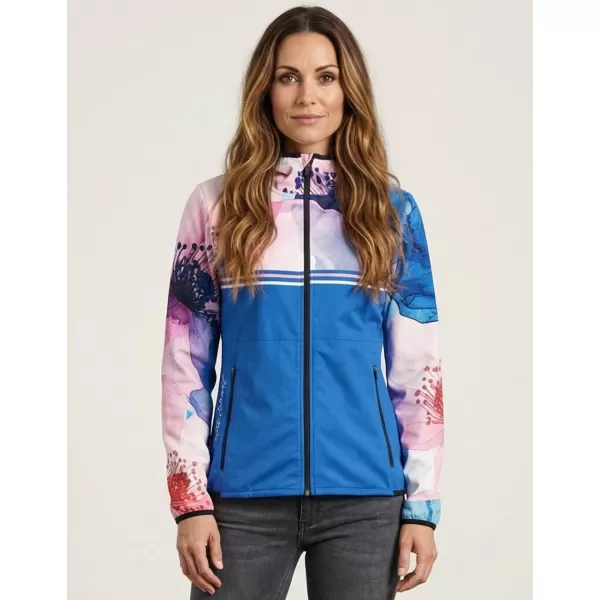  Jachetă softshell premium pentru femei ALTISPORT VOJ/ALW117JACK01 ALBASTRU/ROZ 