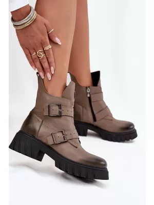 Pantofi de dama ZAZOO 60482 BEJ