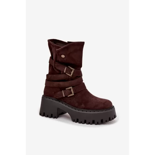  Pantofi de dama cu toc BOTO NERELISA 40379 MARO 
