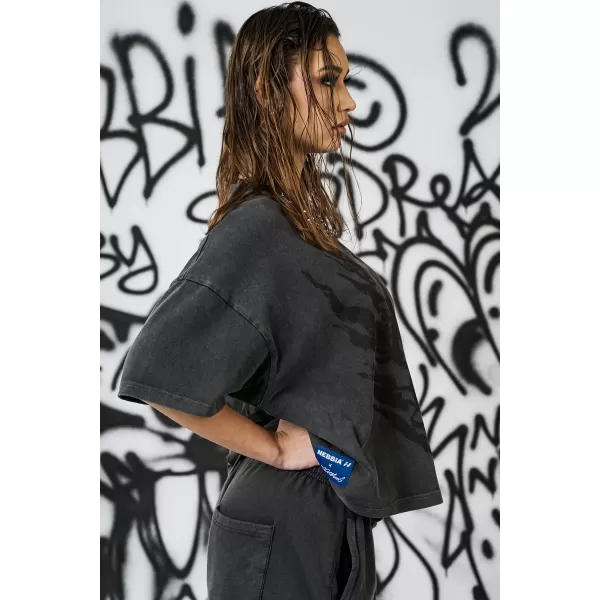  Tricou supradimensionat pentru femei NEBBIA x Sexsdreams 814 NEGRU 