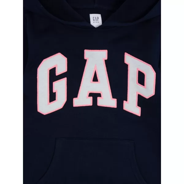  Hanorac pentru copii GAP PULLOVER LOGO HOODIE 849381-10 GALAXIE ALBASTRĂ 