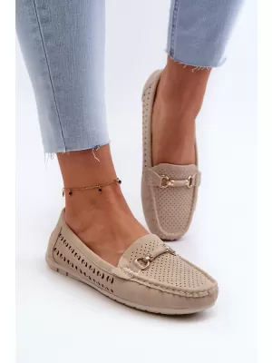 Mocasini de dama BOTO RASIRNA 31619 BEJ