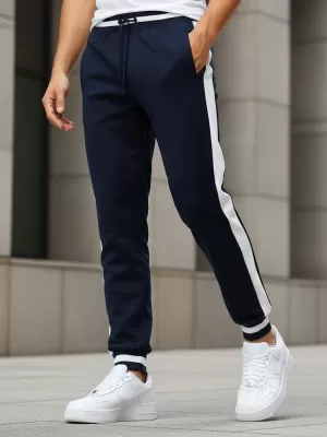 Pantaloni pentru bărbați DSTREET UX3361 ALBASTRU ÎNCHIS