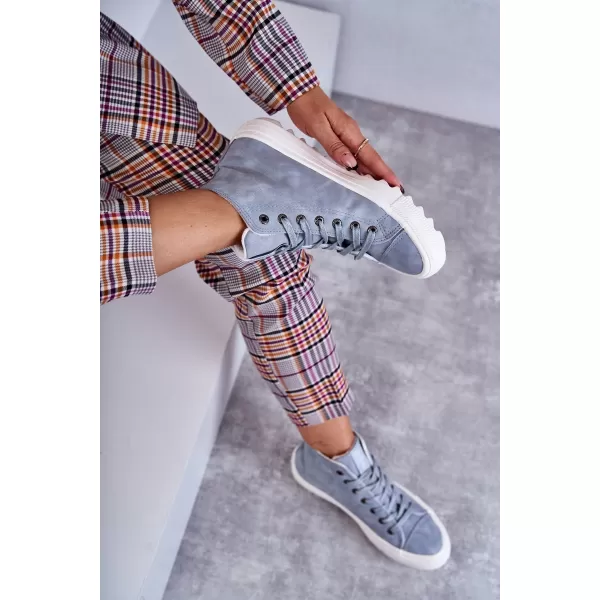  Adidași de damă BIG STAR EE274115 ALBASTRU DESCHIS Pantofi Big Star 