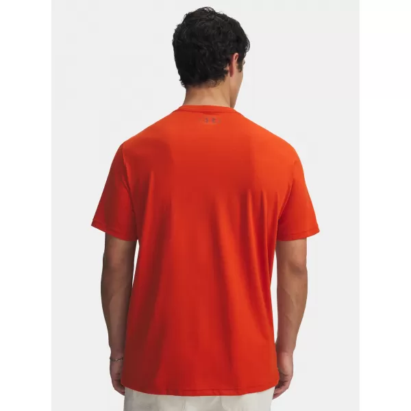  Tricou pentru bărbați UNDER ARMOUR UA M SPORTSTYLE LC SS 1326799-842 PORTOCALE 