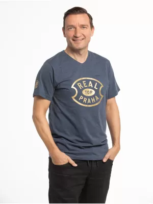 Tricou pentru bărbați SAM 73 PROKREPU 003 ARGINTIU/GRI