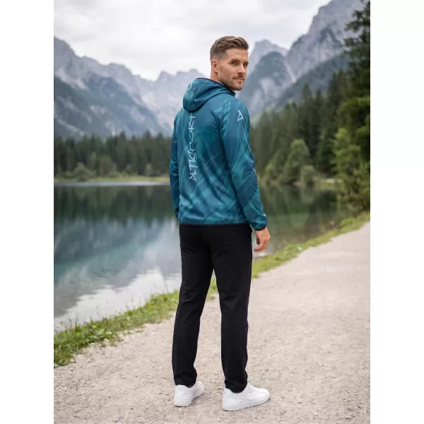  Jachetă softshell premium pentru bărbați ALTISPORT VOJ/ALM072JACK01 KEROSENUL 
