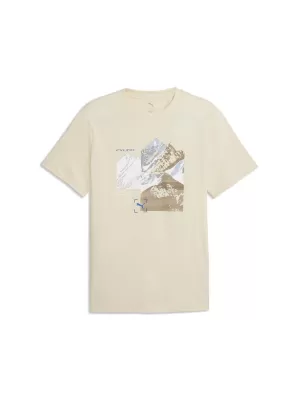 Tricou pentru bărbați PUMA GRAPHIC TEE 691779_87 ZAPADA ALPINA