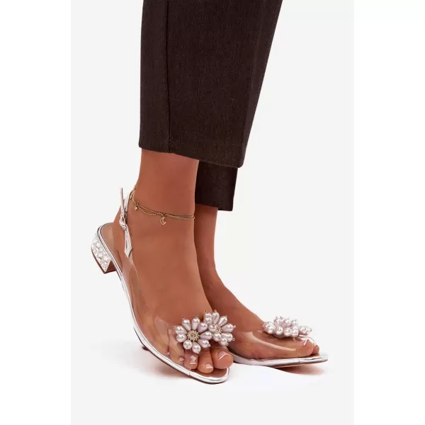  Sandale de dama D&A MR52-229 ARGINT 