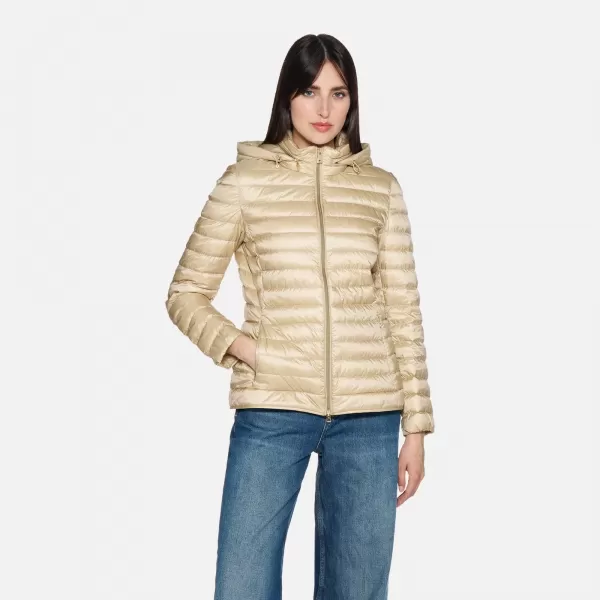  Jachetă de puf de damă GEOX JAYSEN G012393 BEJ 
