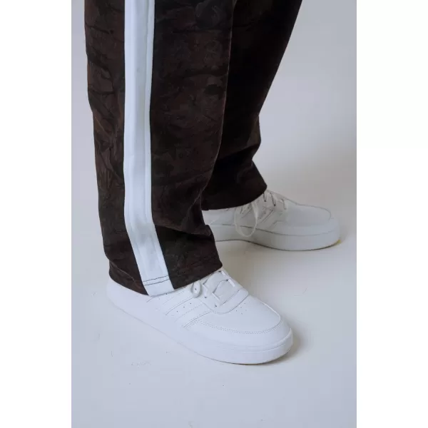 Pantaloni de trening relaxed POWER 904 DARK BROWN CAMO Nebbia 