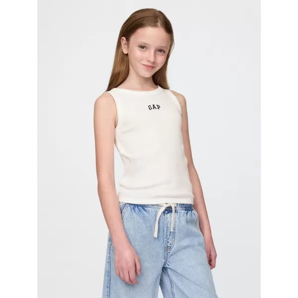  Maiou pentru copii GAP LOGO TANK 771346-02 NOU ALB 