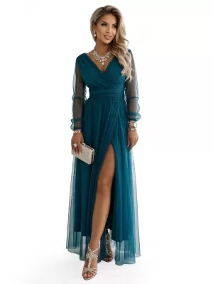 Rochie NUMOCO 664-2 VERDE STICLA