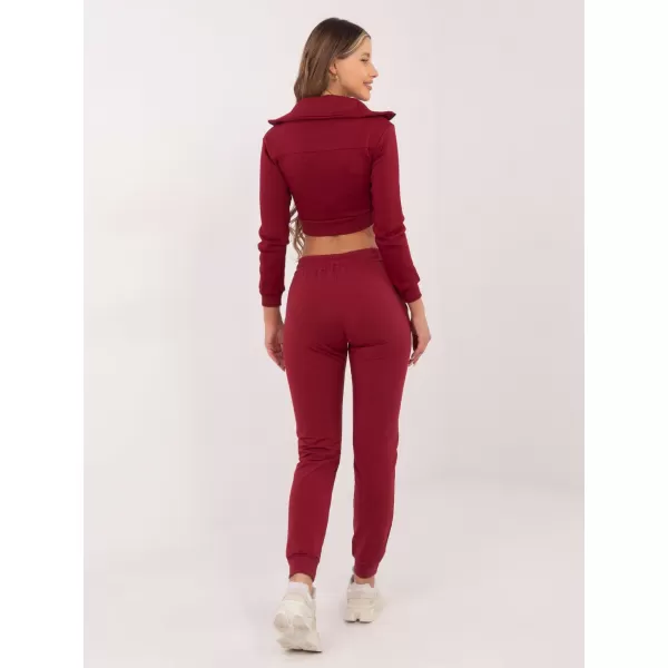  Pantaloni de trening pentru femei BASIC FEEL GOOD RV-DR-5040.04X BURGUNDIA 