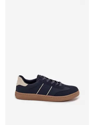 Pantofi bărbați BIG STAR SS174079 ALBASTRU Pantofi Big Star