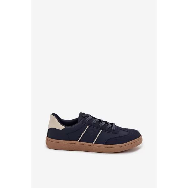  Pantofi bărbați BIG STAR SS174079 ALBASTRU Pantofi Big Star 