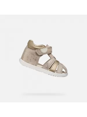 Primii pași fetelor GEOX SANDAL MACCHIA B254WB007NFC8560 BEJ