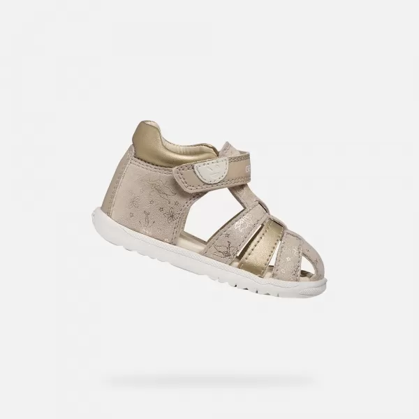  Primii pași fetelor GEOX SANDAL MACCHIA B254WB007NFC8560 BEJ 