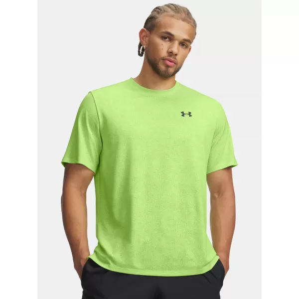  Tricou pentru bărbați UNDER ARMOUR UA TECH TEE PIXELATE 6005920-391 VERDE 