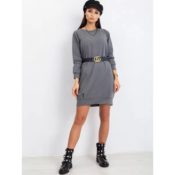  Rochie BASIC FEEL GOOD RV-TU-5184.93P GRI ÎNCHIS 