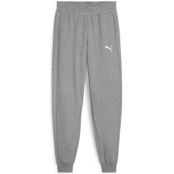  Pantaloni pentru copii PUMA TEAMGOAL CASUALS PANTS JR 658601-33 GRI MEDIU ERICH/ALB 