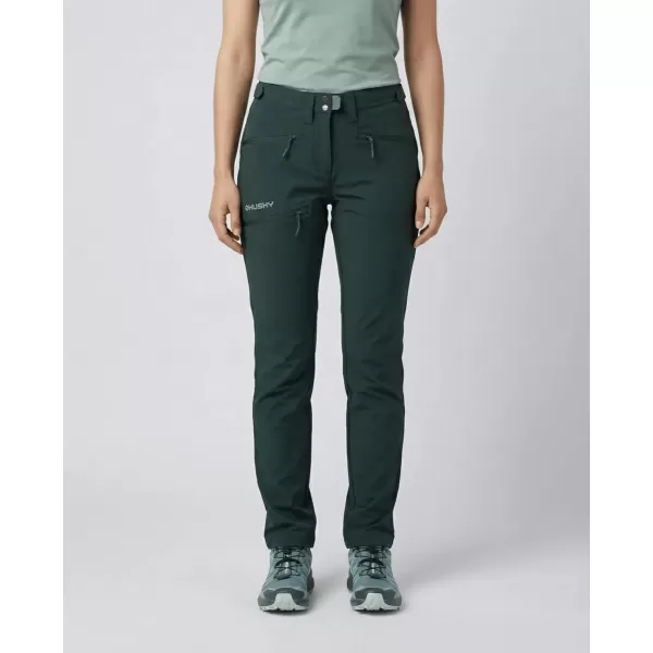  Pantaloni de dama HUSKY KABUKI L VERDE ÎNCHIS 