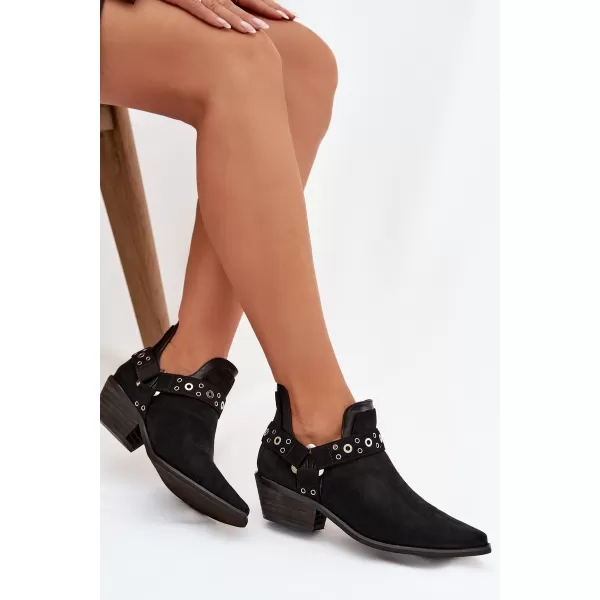 Pantofi de dama BOTO VANNESSAE 41391 NEGRU 