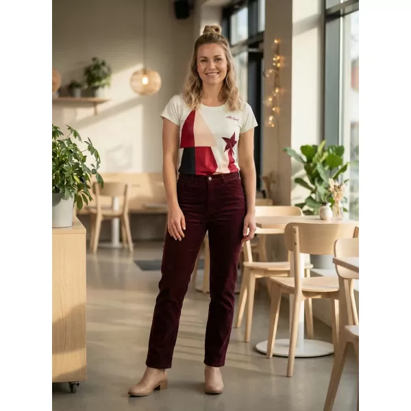  Tricou de Crăciun premium pentru femei ALTISPORT VOJ/ALWVN11TR06 CREMOS 