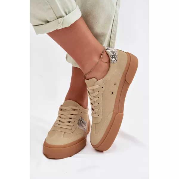  Adidasi de dama BIG STAR TT274298 BEI Pantofi Big Star 