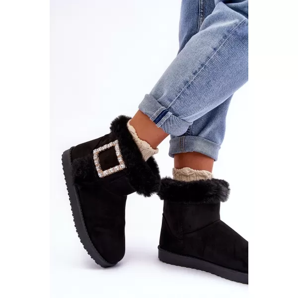  Pantofi de dama BOTO DULCA 27598 NEGRU 